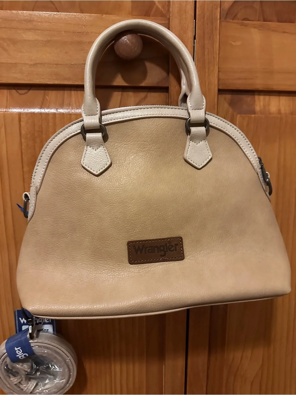 Wrangler Neutral Beige Dome Satchel- NWT